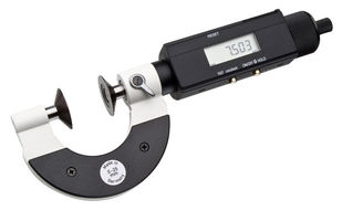 Digital micrometer 0718 with disc type anvils